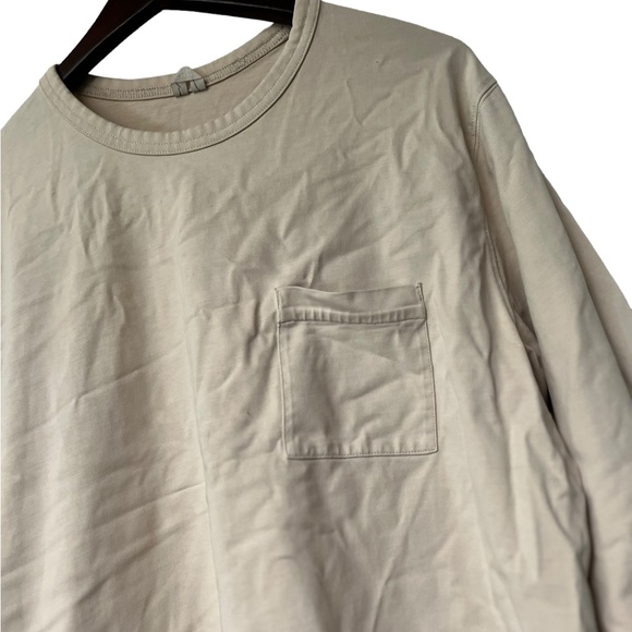 ARKET Men’s Heavyweight Long Sleeve Pocket Tee Shirt - Picture 9 of 12
